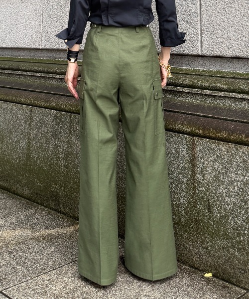 JENNE（ジェンヌ）の「JENNE美脚カーゴパンツ（デニムパンツ・レディース・カーキ/ブラック・SMALL/MEDIUM/LARGE）」の15枚目の写真