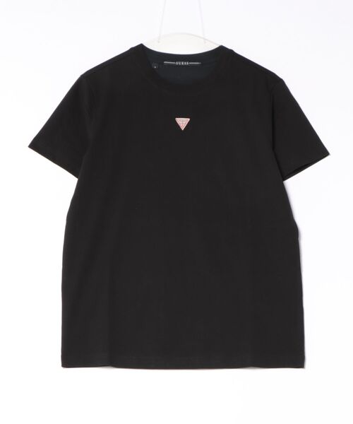 Guess(ゲス)の「【Stray Kids ヒョンジン着用】GUESS ゲス UNI S/Slv Tee Shirt Tシャツ ロゴTシャツ(Tシャツ/カットソー・レディース・ブラック/ホワイト/グレー・SMALL/MEDIUM/LARGE)」の2枚目の写真
