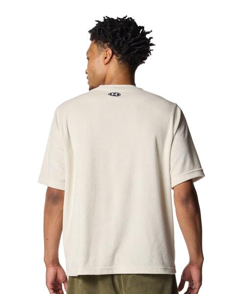 UNDER ARMOUR(アンダーアーマー)の「UAアイコン スポーツウェア テリー ショートスリーブ Tシャツ(ライフスタイル/メンズ)(Tシャツ/カットソー・メンズ・オフホワイト・XL/2XL/M/S/L)」の2枚目の写真
