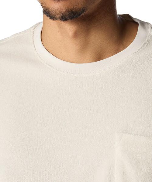 UNDER ARMOUR(アンダーアーマー)の「UAアイコン スポーツウェア テリー ショートスリーブ Tシャツ(ライフスタイル/メンズ)(Tシャツ/カットソー・メンズ・オフホワイト・XL/2XL/M/S/L)」の4枚目の写真