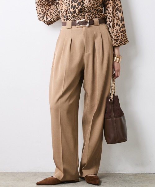 CHIC STYLE(シックスタイル)の「バルーンパンツ<大きいサイズ有>シックスタイル(その他パンツ・レディース・ベージュ/チャコール・LL/3L/5L/4L/L/M)」の1枚目の写真
