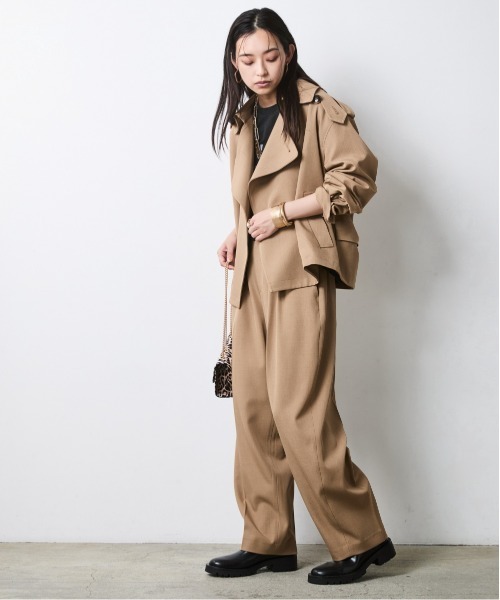 CHIC STYLE(シックスタイル)の「バルーンパンツ<大きいサイズ有>シックスタイル(その他パンツ・レディース・ベージュ/チャコール・LL/3L/5L/4L/L/M)」の9枚目の写真