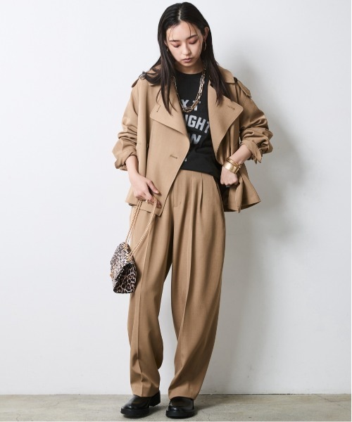 CHIC STYLE(シックスタイル)の「バルーンパンツ<大きいサイズ有>シックスタイル(その他パンツ・レディース・ベージュ/チャコール・LL/3L/5L/4L/L/M)」の10枚目の写真