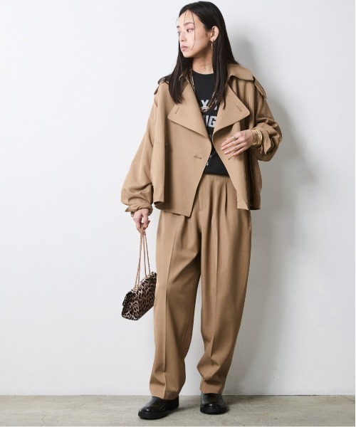 CHIC STYLE(シックスタイル)の「バルーンパンツ<大きいサイズ有>シックスタイル(その他パンツ・レディース・ベージュ/チャコール・LL/3L/5L/4L/L/M)」の13枚目の写真