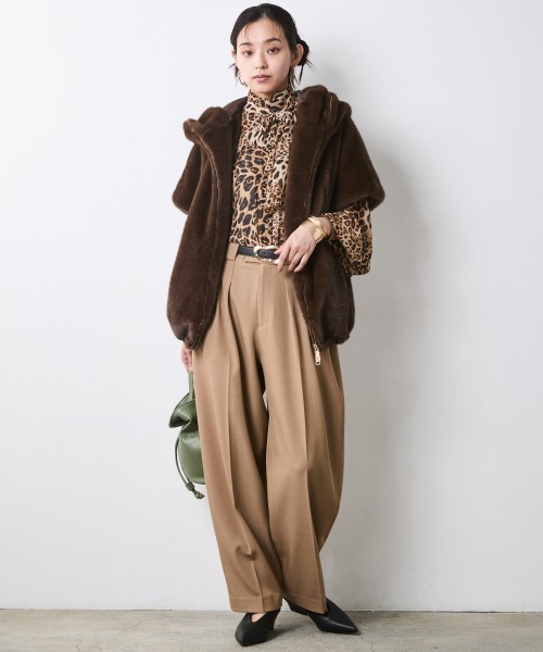 CHIC STYLE(シックスタイル)の「バルーンパンツ<大きいサイズ有>シックスタイル(その他パンツ・レディース・ベージュ/チャコール・LL/3L/5L/4L/L/M)」の14枚目の写真