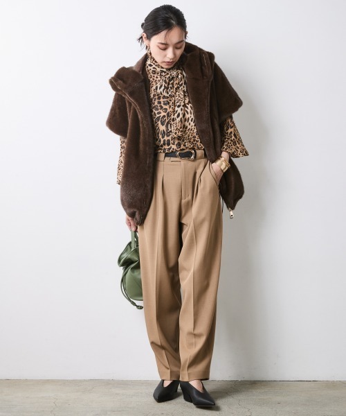 CHIC STYLE(シックスタイル)の「バルーンパンツ<大きいサイズ有>シックスタイル(その他パンツ・レディース・ベージュ/チャコール・LL/3L/5L/4L/L/M)」の15枚目の写真