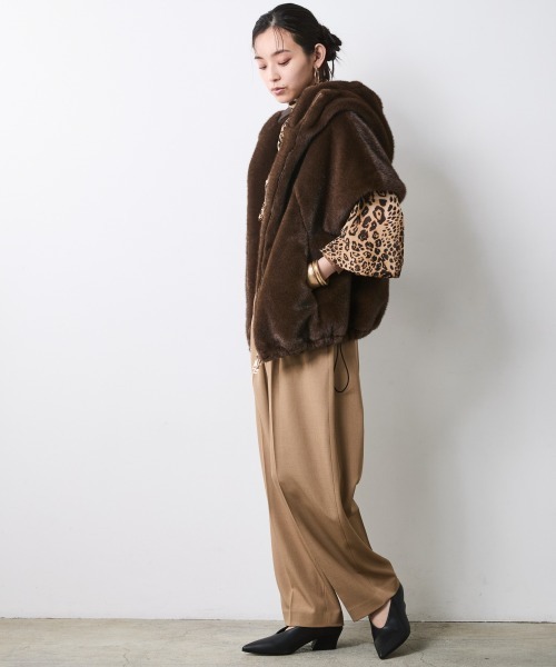 CHIC STYLE(シックスタイル)の「バルーンパンツ<大きいサイズ有>シックスタイル(その他パンツ・レディース・ベージュ/チャコール・LL/3L/5L/4L/L/M)」の16枚目の写真