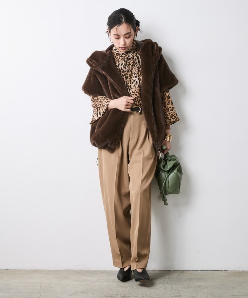 CHIC STYLE(シックスタイル)の「バルーンパンツ<大きいサイズ有>シックスタイル(その他パンツ・レディース・ベージュ/チャコール・LL/3L/5L/4L/L/M)」の20枚目の写真