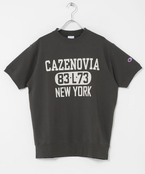 Champion(チャンピオン)の「CHAMPION SHORT SLEEVE SWEAT(スウェット・レディース・オートミール/ブラック系その他・MEDIUM)」の10枚目の写真