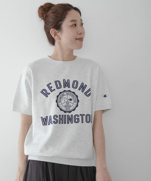 Champion(チャンピオン)の「CHAMPION SHORT SLEEVE SWEAT(スウェット・レディース・オートミール/ブラック系その他・MEDIUM)」の12枚目の写真