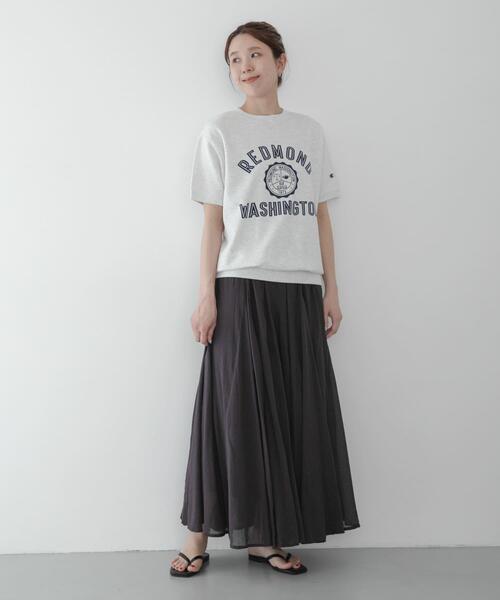 Champion(チャンピオン)の「CHAMPION SHORT SLEEVE SWEAT(スウェット・レディース・オートミール/ブラック系その他・MEDIUM)」の17枚目の写真