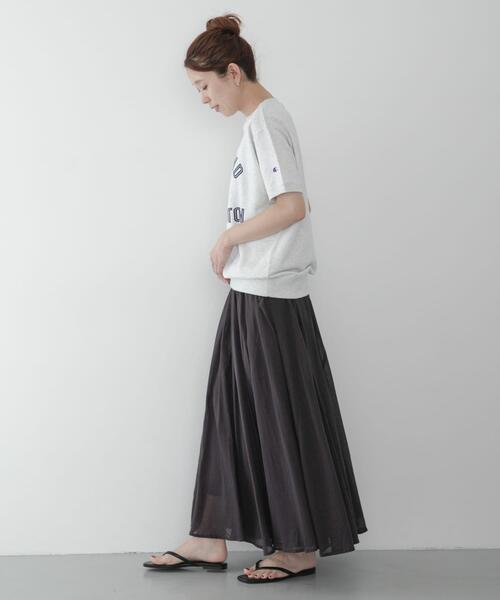 Champion(チャンピオン)の「CHAMPION SHORT SLEEVE SWEAT(スウェット・レディース・オートミール/ブラック系その他・MEDIUM)」の18枚目の写真