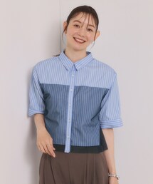 チュールコンビブラウス