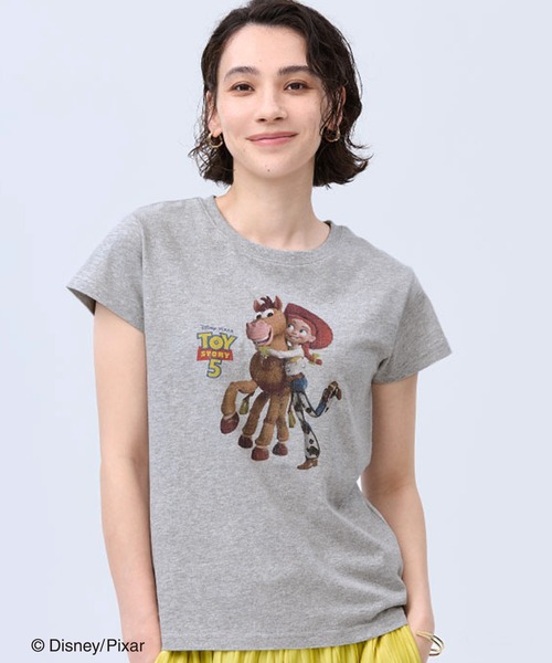 coca(coca)(コカ)の「【ピクサー/トイ・ストーリー5】ウォッシュドTシャツ(Tシャツ/カットソー・レディース・B/A/C/D・M/L/S)」の1枚目の写真