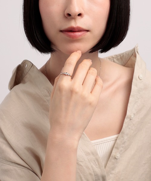 festaria bijou SOPHIA（フェスタリアビジュソフィア）の「SV925  ダイヤモンド リング（リング・レディース・シルバー・13号/7号/11号/9号/3号）」の9枚目の写真
