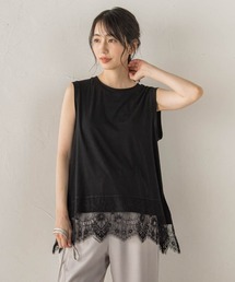 Droite lautreamont（ドロワットロートレアモン）の「レースコンビノースリーブカットソー（タンクトップ）」