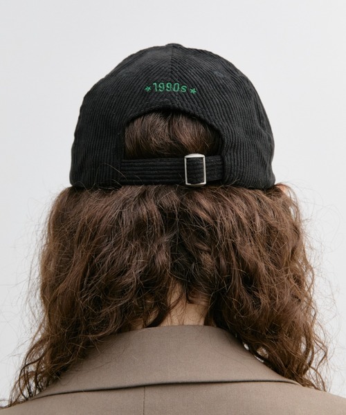 Auntie Rosa Holiday(アンティローザホリデー)の「コーデュロイ刺繍CAP(キャップ・レディース・ブラック/グリーン・FREE)」の7枚目の写真