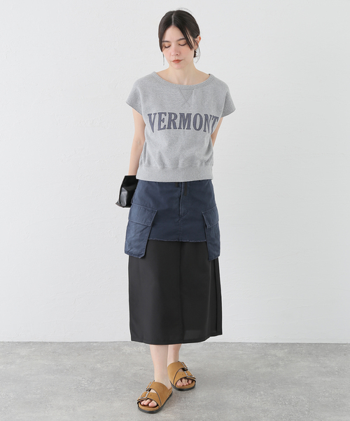 INSCRIRE(アンスクリア)の「INSCRIRE/アンスクリア Cargo Layered Skirt スカート(スカート・レディース・ネイビー/カーキ・36/38)」の7枚目の写真