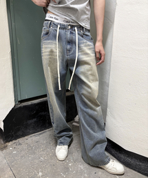 DEFGARMENTS（デフグラメンツ）の「EMBOSSED WASHING CURVED DENIM [DENIM]（デニムパンツ）」
