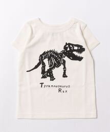 P.FIELD（ピーフィールド）の「P.FIELD/ピーフィールド　日本製　 ティラノサウルス　Ｔシャツ（Tシャツ/カットソー）」