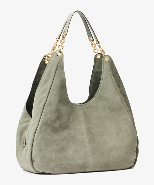 MICHAEL KORS(マイケルコース)の「LG TRPL COMPT SHLDR TOTE(ショルダーバッグ・レディース・グリーン系・FREE)」の3枚目の写真
