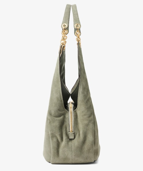 MICHAEL KORS(マイケルコース)の「LG TRPL COMPT SHLDR TOTE(ショルダーバッグ・レディース・グリーン系・FREE)」の5枚目の写真