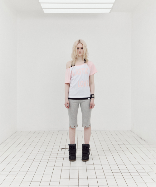 SETUP-EXE(セットアップイーエックスイー)の「P/L RAGLAN TOP / PINK(Tシャツ/カットソー・レディース・その他・OS)」の2枚目の写真