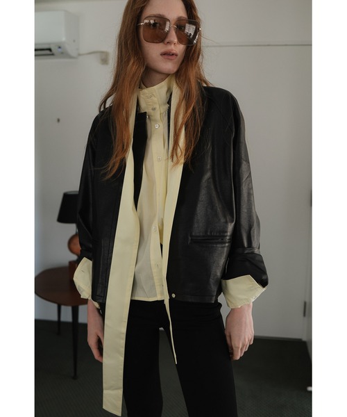 tento(テント)の「2style leather jacket(その他アウター・レディース・ブラウン/ブラック・1/2)」の20枚目の写真
