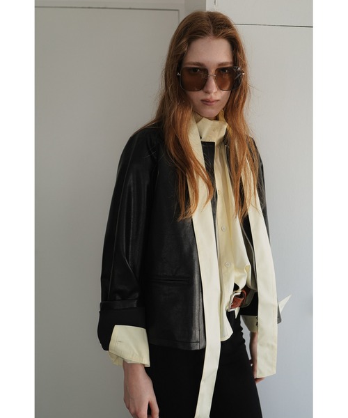 tento(テント)の「2style leather jacket(その他アウター・レディース・ブラウン/ブラック・1/2)」の21枚目の写真