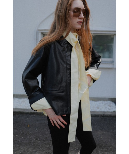 tento(テント)の「2style leather jacket(その他アウター・レディース・ブラウン/ブラック・1/2)」の18枚目の写真