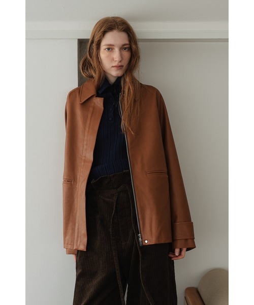 tento(テント)の「2style leather jacket(その他アウター・レディース・ブラウン/ブラック・1/2)」の22枚目の写真