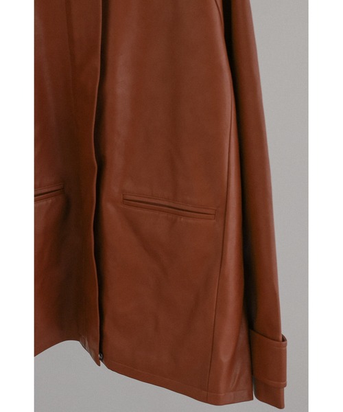 tento(テント)の「2style leather jacket(その他アウター・レディース・ブラウン/ブラック・1/2)」の17枚目の写真