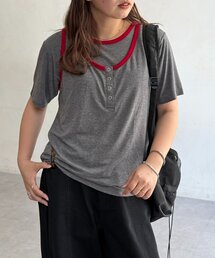 CPCM | タンクセットスラブ半袖プルオーバー(Tシャツ/カットソー)