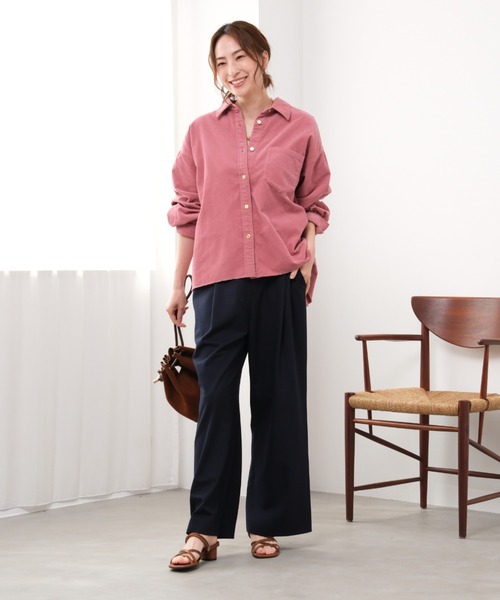 Elura(エルーラ)の「映えラクワイドパンツ<低身長サイズあり>/1068027(その他パンツ・レディース・ストライプ/チェック/ネイビー・SMALL/MEDIUM/LARGE/FREE(S))」の17枚目の写真
