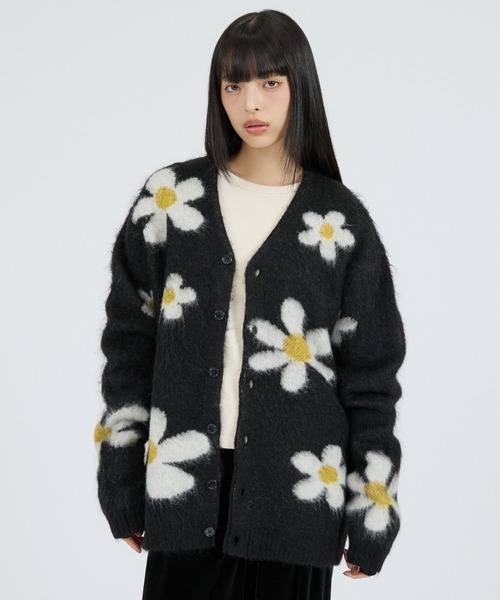 TOWNCRAFT(タウンクラフト)の「【TOWNCRAFT/タウンクラフト】MOHAIR SHAGGY JACQUARD CARDIGAN モヘア シャギー ジャガード カーディガン(カーディガン/ボレロ・メンズ・その他1・S/M)」の8枚目の写真