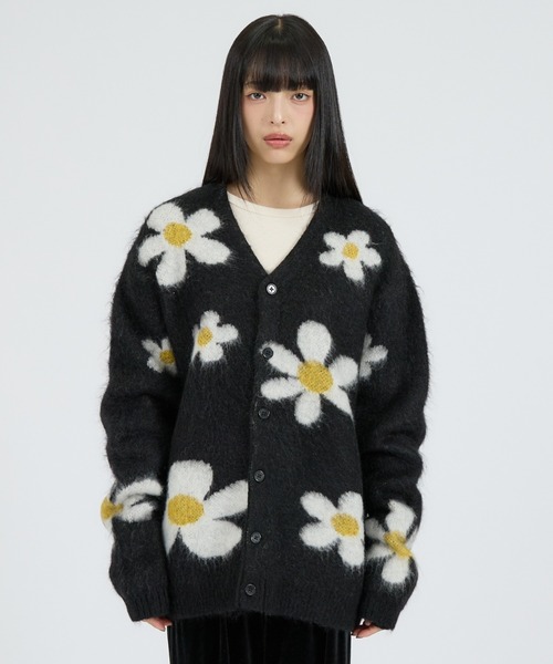 TOWNCRAFT(タウンクラフト)の「【TOWNCRAFT/タウンクラフト】MOHAIR SHAGGY JACQUARD CARDIGAN モヘア シャギー ジャガード カーディガン(カーディガン/ボレロ・メンズ・その他1・S/M)」の7枚目の写真