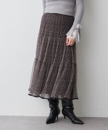 【縦ラインで細見え】品よく纏う大人のプリーツチュールスカート