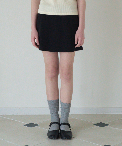 TTUDEMENT(トュードメント)の「50s EMBROIDERED MINI PANTSKIRT_BLACK(スカート・レディース・その他・SMALL)」の1枚目の写真