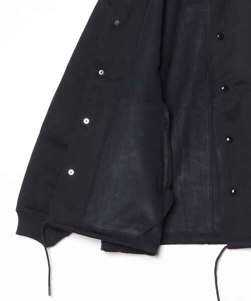 beautiful people（ビューティフルピープル）の「nylon shrink sweat coach jacke 1626302005（ブルゾン・メンズ・ブラック/オフホワイト・36）」の4枚目の写真