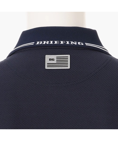 BRIEFING（ブリーフィング）の「【BRIEFING GOL／ブリーフィングゴルフ】 REF MEN’S MINI LINE POLO（ポロシャツ・メンズ・グレー/ブラック/ネイビー・M/L）」の5枚目の写真