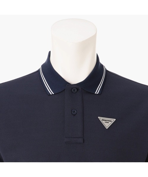 BRIEFING（ブリーフィング）の「【BRIEFING GOL／ブリーフィングゴルフ】 REF MEN’S MINI LINE POLO（ポロシャツ・メンズ・グレー/ブラック/ネイビー・M/L）」の6枚目の写真