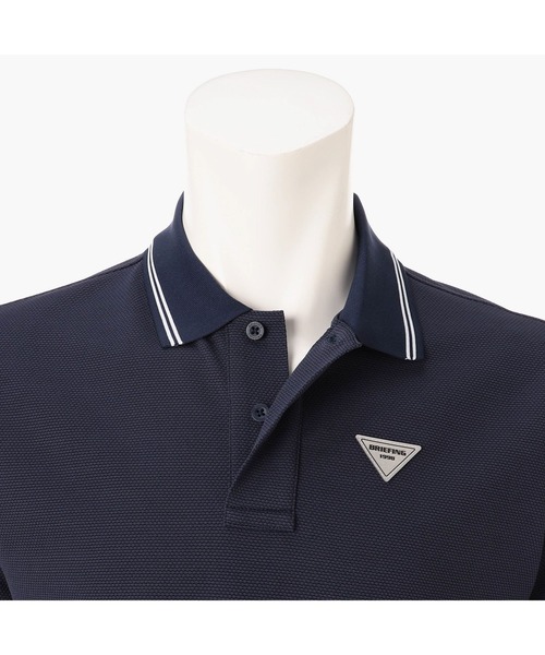 BRIEFING（ブリーフィング）の「【BRIEFING GOL／ブリーフィングゴルフ】 REF MEN’S MINI LINE POLO（ポロシャツ・メンズ・グレー/ブラック/ネイビー・M/L）」の7枚目の写真