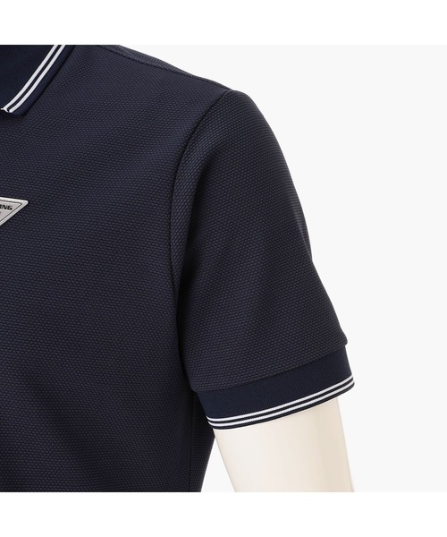 BRIEFING（ブリーフィング）の「【BRIEFING GOL／ブリーフィングゴルフ】 REF MEN’S MINI LINE POLO（ポロシャツ・メンズ・グレー/ブラック/ネイビー・M/L）」の8枚目の写真