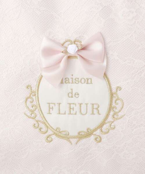 Maison de FLEUR（メゾンドフルール）の「リボンフレームフリルハンドルトートバッグ（トートバッグ・レディース・ライトピンク・FREE）」の16枚目の写真