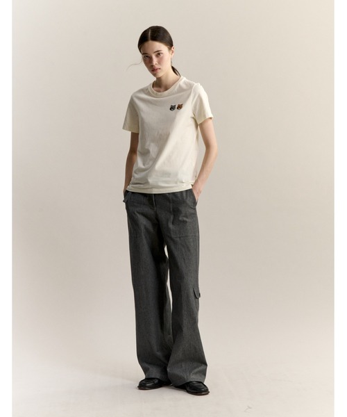 Maison Kitsune(メゾンキツネ)の「DOUBLE FOX HEAD REGULAR TEE-SHIRT(Tシャツ/カットソー・レディース・ホワイト系その他/ブラック・S/M/XS/L)」の9枚目の写真