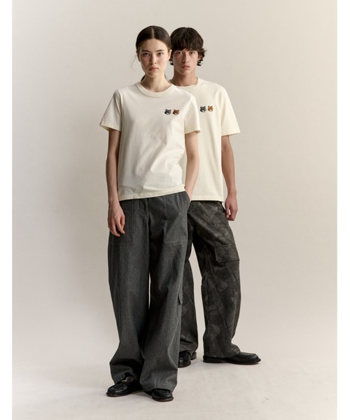 Maison Kitsune(メゾンキツネ)の「DOUBLE FOX HEAD REGULAR TEE-SHIRT(Tシャツ/カットソー・レディース・ホワイト系その他/ブラック・S/M/XS/L)」の12枚目の写真