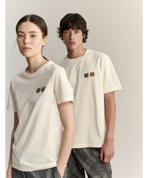 Maison Kitsune(メゾンキツネ)の「DOUBLE FOX HEAD REGULAR TEE-SHIRT(Tシャツ/カットソー・レディース・ホワイト系その他/ブラック・S/M/XS/L)」の5枚目の写真