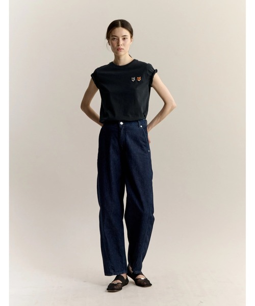 Maison Kitsune(メゾンキツネ)の「DOUBLE FOX HEAD REGULAR TEE-SHIRT(Tシャツ/カットソー・レディース・ホワイト系その他/ブラック・S/M/XS/L)」の8枚目の写真