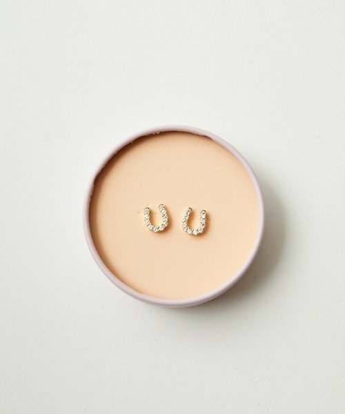 BAQLESS（バックレス）の「[BAQLESS/バックレス] ZIRCONIA HONESTY ALINA ゴールド ピアス（ピアス（両耳用）・レディース・ゴールド・ONE SIZE）」の8枚目の写真