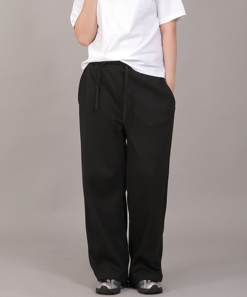 SAINTCREW(セントクルー)の「ソフトエッセンシャル起毛ワイドパンツ SEK-388 ブラックブラック(スウェットパンツ・レディース・その他・FREE)」の1枚目の写真
